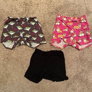 3 women’s small feel free boyshorts from meundies